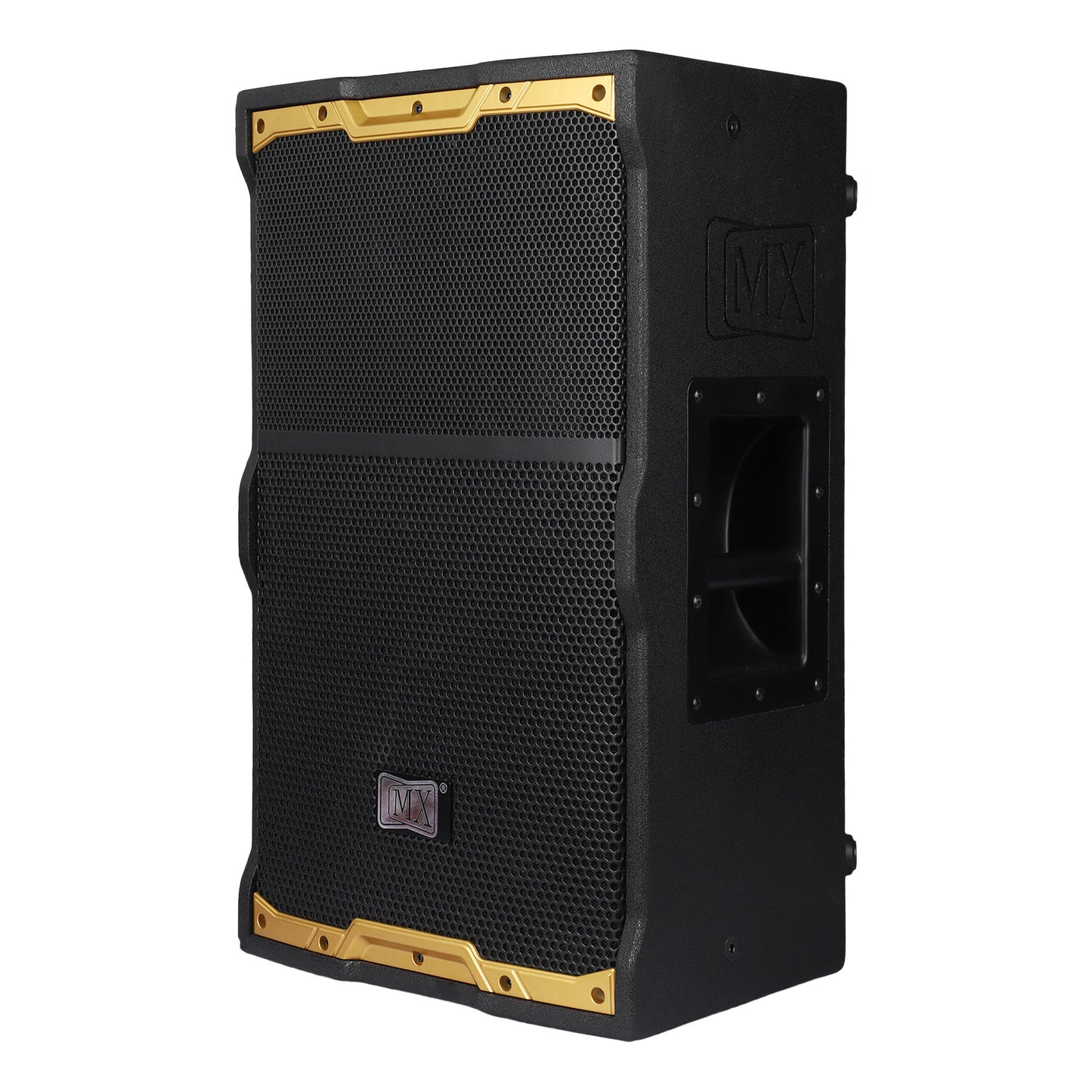 MX Professional dual 15 inch wooden loud speaker